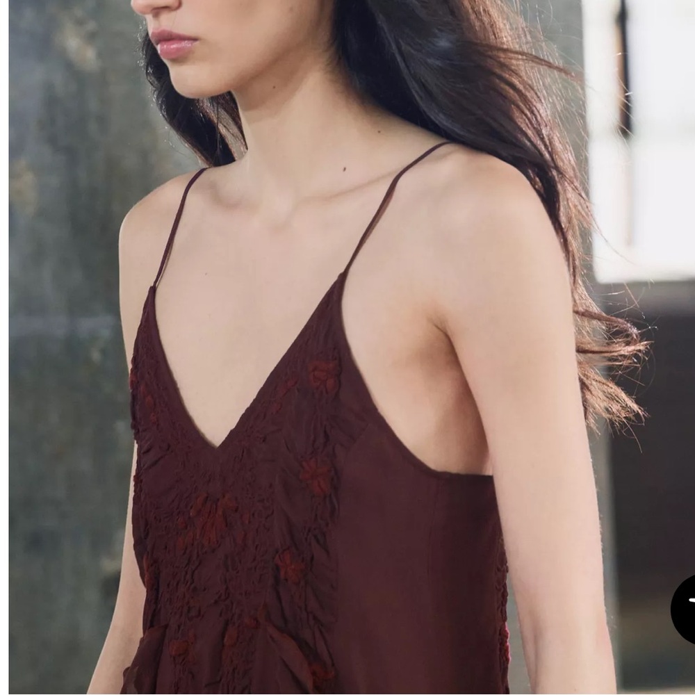 NWT ZW Collection | Embroider Asymmetrical Dress | M - Picture 9 of 12